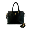Prada Saffiano and Soft Calf Satchel Secondhand