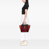 Celine Mini Tricolor Leather Luggage Tote Secondhand