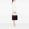 Prada Floral Velluto Jacquard Convertible Tote Secondhand