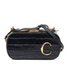 Chloé Mini Croc Embossed Leather C Vanity Bag Secondhand