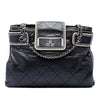 Secondhand Chanel Quilted Aged Calfskin Mademoiselle Turnlock North South Tote