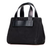 Miu Miu Small Canapa Canvas and leather Logo Satchel Secondhand