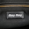 Miu Miu Small Canapa Canvas and leather Logo Satchel Secondhand