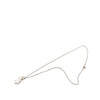 Chanel Silver Plated CC Christmas Tree Pendant Necklace Secondhand