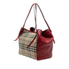 Burberry Small Haymarket Check Canvas and Leather Canterbury Tote Secondhand