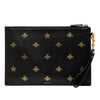 Gucci Leather Bee Star Clutch Secondhand