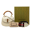 Gucci Mini Calfskin 1947 Bamboo Top Handle Bag Secondhand
