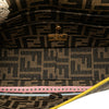 Fendi Zucca Embroidered Canvas Floral Baguette Satchel Secondhand