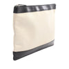 Balenciaga Canvas Navy Clip Clutch M Secondhand
