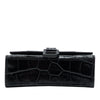 Balenciaga Mini Croc Embossed Calfskin Hourglass Top Handle Bag Secondhand