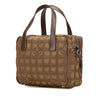 Chanel New Travel Line Nylon Satchel Secondhand