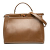 Fendi Large Leather Peekaboo Iconic Satchel Secondhand