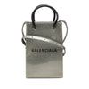 Balenciaga Mini Patent Logo Shopping Phone Holder Secondhand