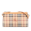 Burberry Haymarket Check Coated Canvas Peyton Crossbody Secondhand