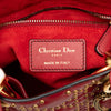 Dior Mini Lambskin Cannage Studded Supple Lady Dior Secondhand