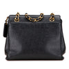 Chanel Caviar Logo Chain Tote Secondhand