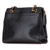 Chanel Caviar Logo Chain Tote Secondhand