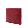 Chanel Large Quilted Lambskin O Case Clutch Secondhand