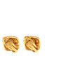 Chanel Gold Plated Diamond Clip on Earrings Secondhand