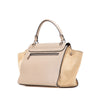Celine Medium Drummed Calfskin and Suede Trapeze Satchel Secondhand