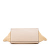 Celine Medium Drummed Calfskin and Suede Trapeze Satchel Secondhand