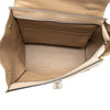 Celine Medium Drummed Calfskin and Suede Trapeze Satchel Secondhand