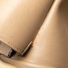 Celine Medium Drummed Calfskin and Suede Trapeze Satchel Secondhand