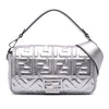 Fendi Zucca Embossed Leather Baguette Satchel Secondhand