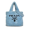 Prada Spugna Logo Terrycloth Tote Secondhand