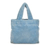 Prada Spugna Logo Terrycloth Tote Secondhand