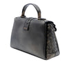 Bottega Veneta Small Intrecciato Trimmed Metallic Nappa Grommet Piazza Satchel Secondhand