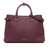 Burberry Medium Leather and House Check Banner Satchel Secondhand