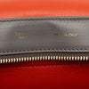 Celine Medium Tricolor Calfskin and Suede Trapeze Satchel Secondhand