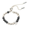 Louis Vuitton Silver Monogram Beads Bracelet Secondhand