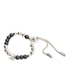 Louis Vuitton Silver Monogram Beads Bracelet Secondhand