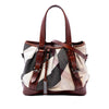Burberry Mega Check Canvas Lowry Satchel Secondhand