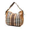 Burberry Medium House Check Canvas Ashwood Hobo Secondhand