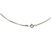 Chanel Silver Enamel CC Pendant Necklace Secondhand
