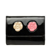 Chanel CC Patent Camellia Key Holder Secondhand