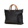 Gucci Large Calfskin Bamboo Shopper Satchel Secondhand