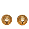 Chanel Gold Plated Faux Pearl Clip On Earrings Secondhand