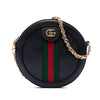 Gucci Mini Calfskin Web Ophidia Round Crossbody Secondhand