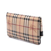 Burberry Haymarket Check Coated Canvas Adeline Fold over Clutch Secondhand