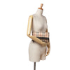 Burberry Haymarket Check Coated Canvas Adeline Fold over Clutch Secondhand