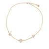 Dior Gold Plated CD Mother of Pearl Destiny Necklace Secondhand