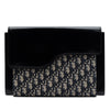 Dior Oblique Canvas and Leather Saddle Flap Portfolio Pouch Secondhand