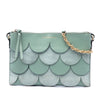 Burberry Scalloped Leather and Suede Peyton Crossbody Secondhand