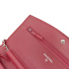 Chanel CC Caviar Sevruga Wallet On Chain Secondhand