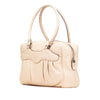 Secondhand Ferragamo Leather Gancini Pleated Handbag