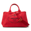 Prada Canvas Canapa Logo Tote Secondhand